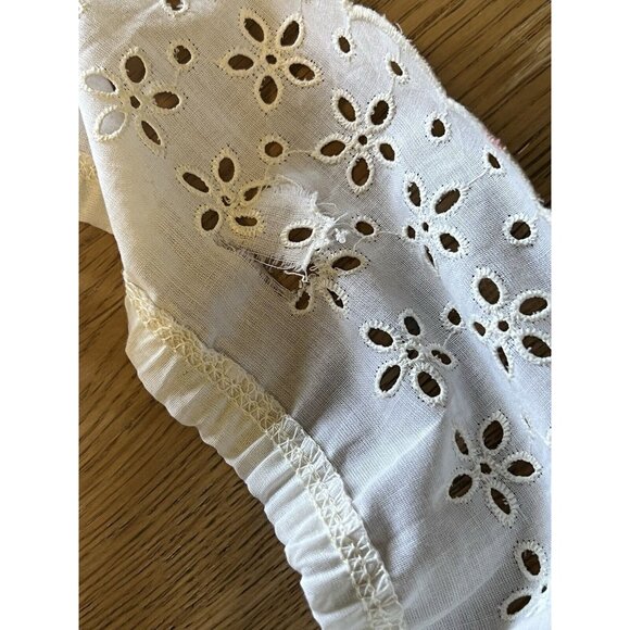 Lisanne Junior Patchwork Ruffle Neck Dress Size Measured Bohemian Hippie Maxi - Picture 9 of 10